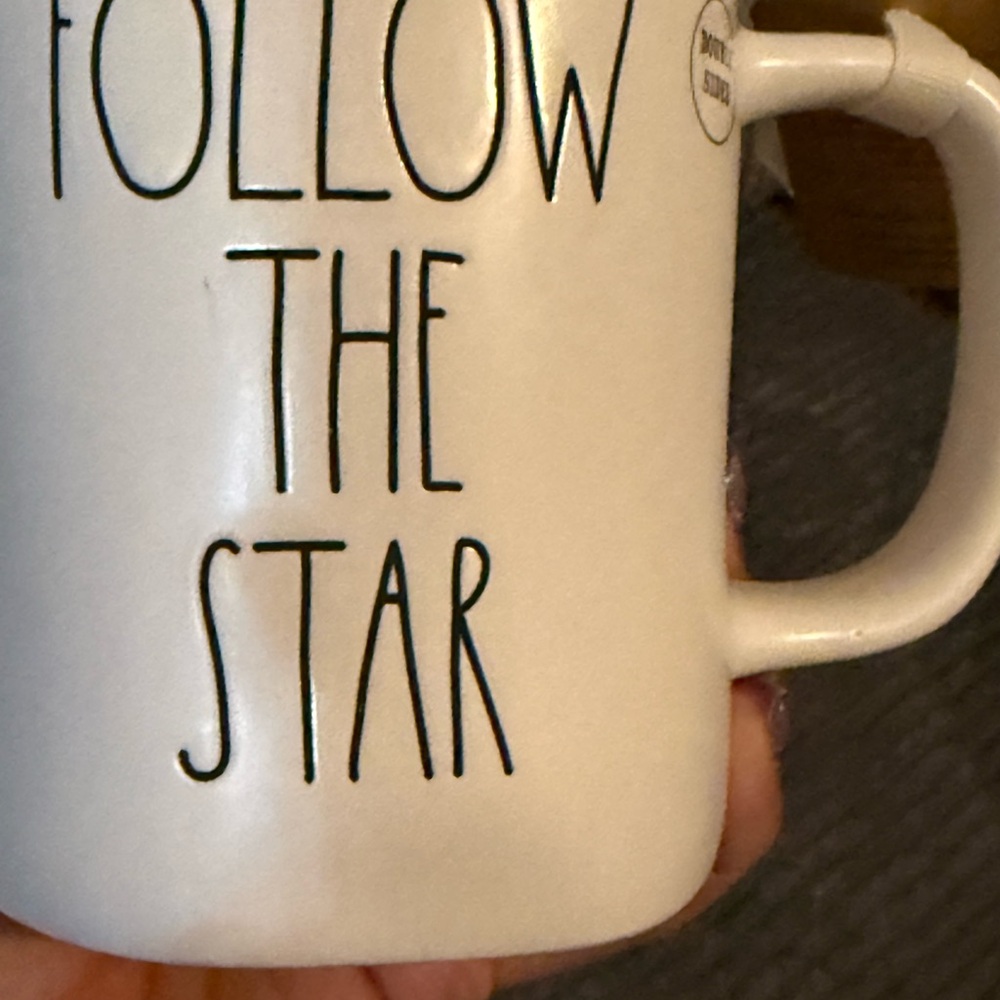 Rae Dunn White Mug - Follow The Star - Picture 5 of 7